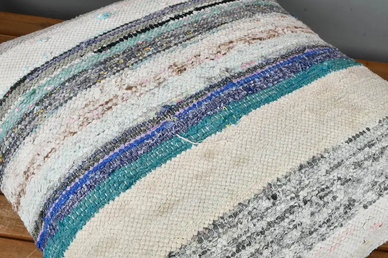 Cushion Cover, Antique Pillows, Interior Designer Pillow, Luxury Pillow Sham, 22x22 White Cushion Case, Turkish Kilim Pillow, Pastel Pillow Case - 4