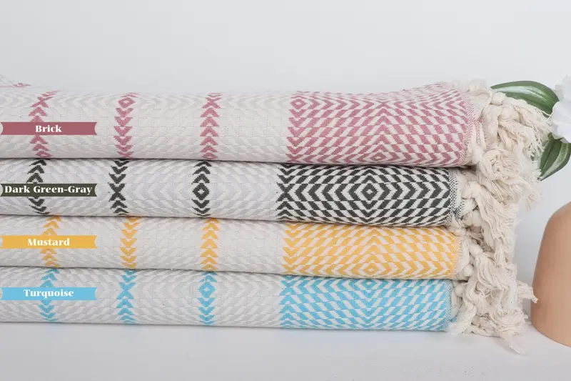 Bachelor Bachelorette Party Favors, Beach Towel Personalized, Personalized Gift, Bachelorette Party Favor, Thin towel, 80x40 Cotton Diamond Towel - 2