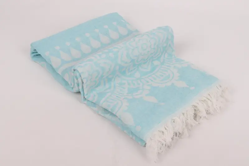 Cotton towel, Wedding Towel, Custom Bath Towel, 74x36 Cotton Floral Patterned Towel, Gift For Boyfriend, Personalized Turkish Towel, Bridesmaid Gift - 7
