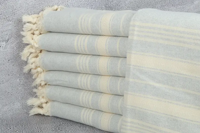 Custom Wedding Gift, 70x40 Cotton Herringbone Towel, Fouta towel, Quick-dry peshtemal, Bridesmaid Proposal Gift, Lightweight Turkish towel for beach - 1