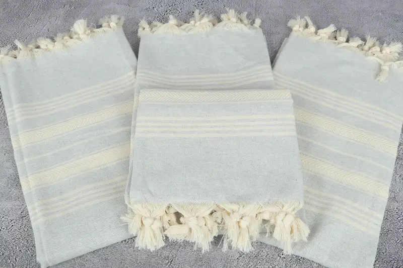 Custom Wedding Gift, 70x40 Cotton Herringbone Towel, Fouta towel, Quick-dry peshtemal, Bridesmaid Proposal Gift, Lightweight Turkish towel for beach - 4