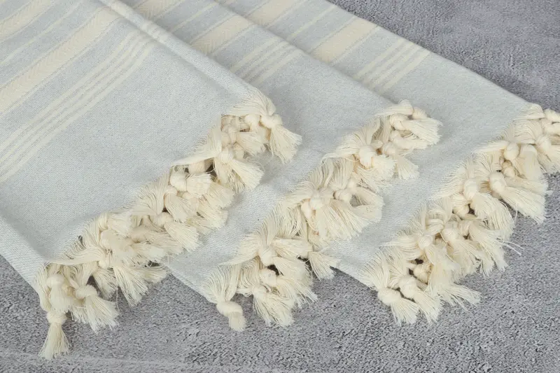 Custom Wedding Gift, 70x40 Cotton Herringbone Towel, Fouta towel, Quick-dry peshtemal, Bridesmaid Proposal Gift, Lightweight Turkish towel for beach - 5