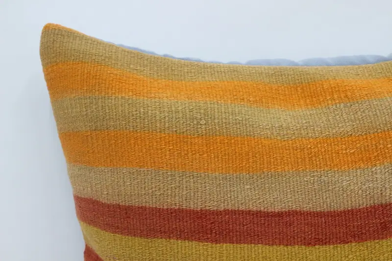 Ikat Pillow Cover, Cushion Case, 28x28 Red Pillow Cover, Vintage Kilim Pillow, Gift Pillow, Kilim Cushion Sham, Retro Pillow Sham - 2
