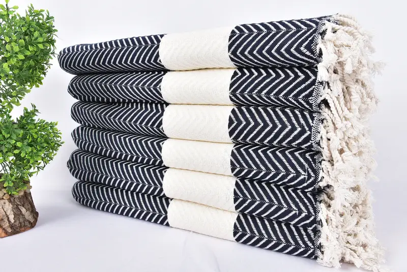Girls Weekend Favors, Soft towel, Bachelor Party Gifts, Best Friend Gift, Pool Towels, 70x40 Cotton Zig zag Towel, Custom Towel Beach, Custom Gift - 3