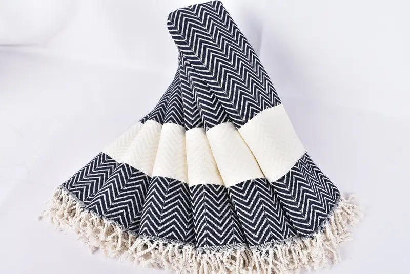 Girls Weekend Favors, Soft towel, Bachelor Party Gifts, Best Friend Gift, Pool Towels, 70x40 Cotton Zig zag Towel, Custom Towel Beach, Custom Gift - 4
