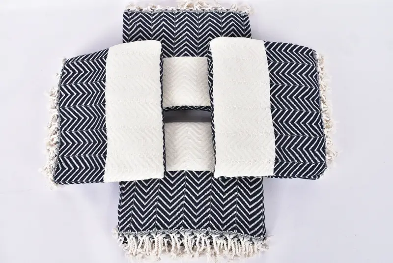 Girls Weekend Favors, Soft towel, Bachelor Party Gifts, Best Friend Gift, Pool Towels, 70x40 Cotton Zig zag Towel, Custom Towel Beach, Custom Gift - 6