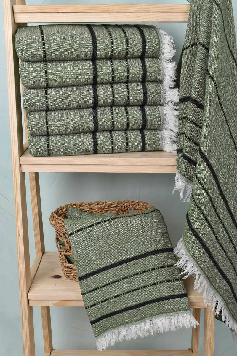 Personalized Gifts, 70x40 Cotton Striped Towel, Bachelor Bachelorette Party Favors, Embroidery Towel, Boyfriend Christmas Gift, Sand-free towel - 3