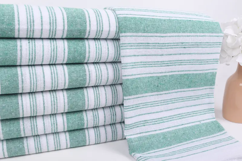Wedding Gifts Towel, Monogrammed Turkish Towel, Scarf Towel, Organic Turkish towel, 68x32 Cotton Striped Towel, Thin towel, Gift For Mom - 2