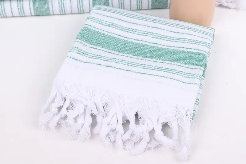 Wedding Gifts Towel, Monogrammed Turkish Towel, Scarf Towel, Organic Turkish towel, 68x32 Cotton Striped Towel, Thin towel, Gift For Mom - 5