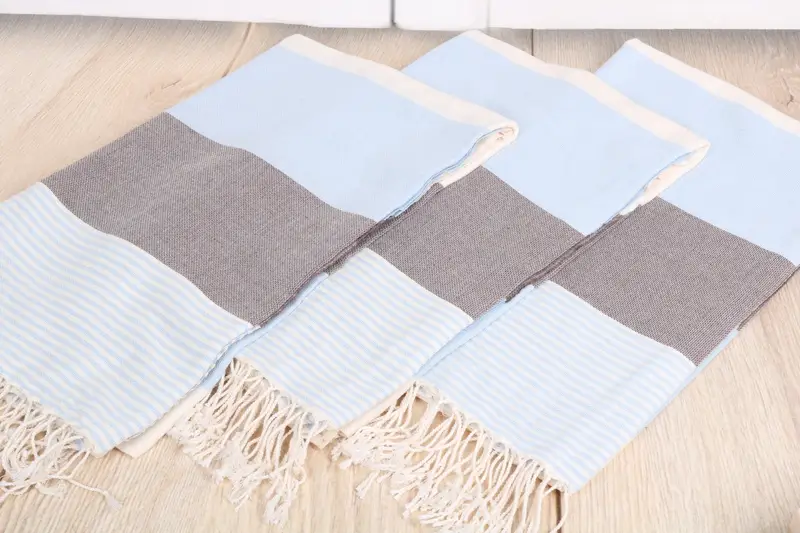 Bridesmaid Gift, 68x40 Cotton Striped Towel, Luxury Turkish peshtemal beach towel, Personalized Gift For Her, Beach Towel Gift, Soft towel - 6