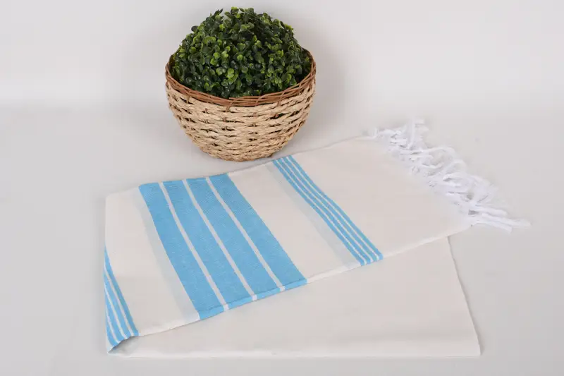 Embroidered Towel, Quick-dry towel, Family Gift Basket, Beach Wedding Favor, 68x36 Cotton Striped Towel, Xmas Gifts, Bachelorette Party Gift - 4