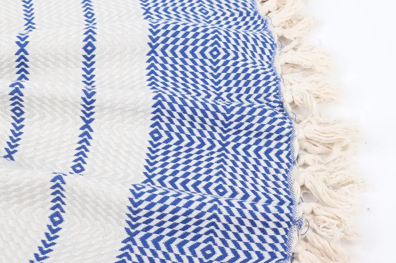 Personalized Turkish Towel, Handmade Gift, Bridal Shower Gifts, Quick-dry peshtemal, Beach Size Towel, 80x40 Cotton Diamond Towel, Spa Gift Towel - 8