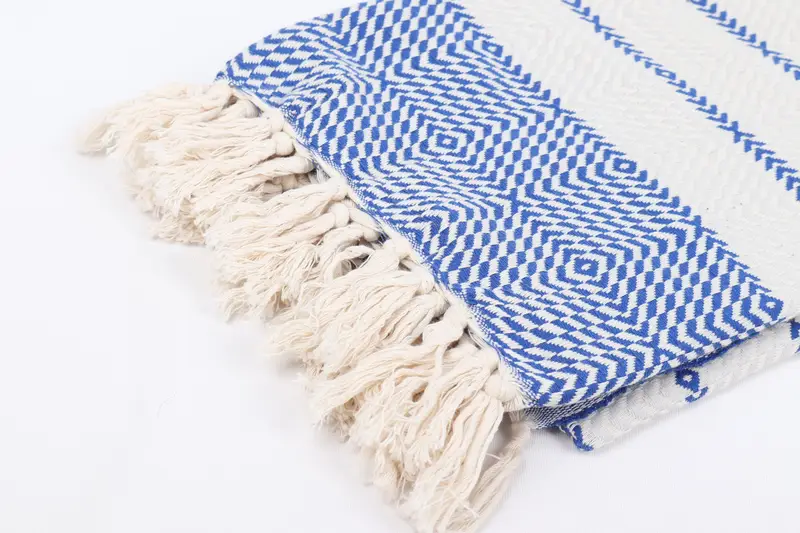 Personalized Turkish Towel, Handmade Gift, Bridal Shower Gifts, Quick-dry peshtemal, Beach Size Towel, 80x40 Cotton Diamond Towel, Spa Gift Towel - 7