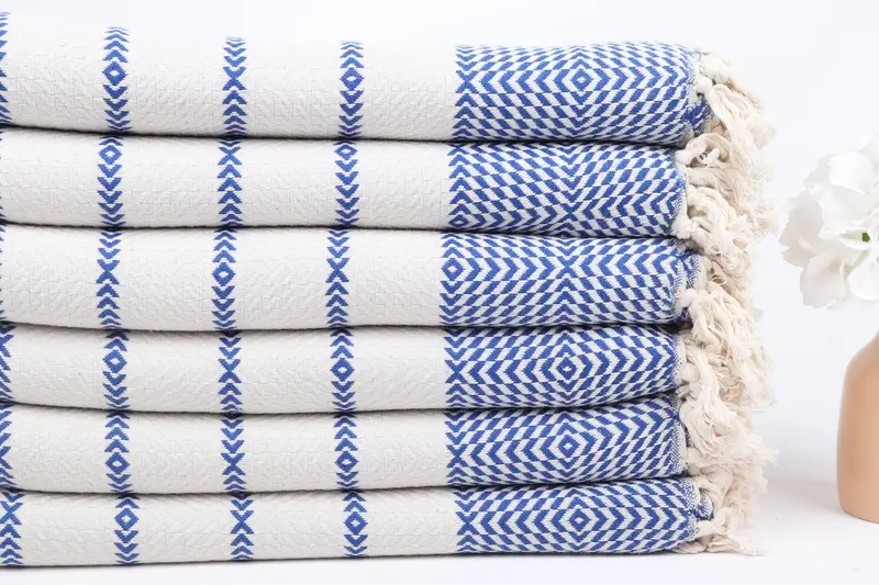 Personalized Turkish Towel, Handmade Gift, Bridal Shower Gifts, Quick-dry peshtemal, Beach Size Towel, 80x40 Cotton Diamond Towel, Spa Gift Towel - 3