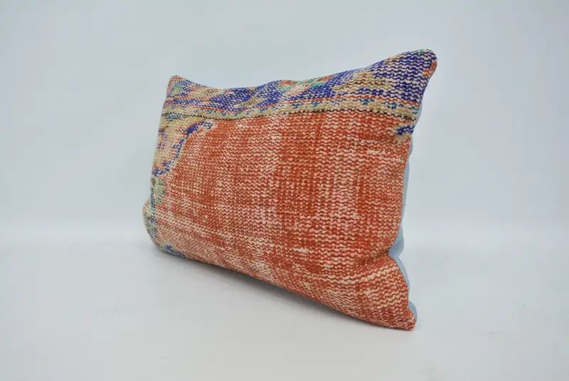 Colorful Pillow Sham, Home Decor Pillow, Gift Pillow, 16x24 Red Pillow, Boho Pillow Sham Cover, Retro Pillow Sham, Pillow Cover - 4