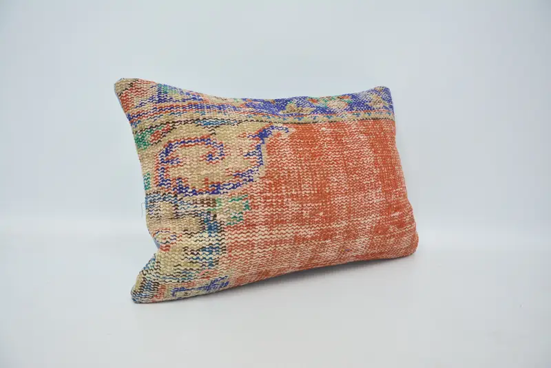 Colorful Pillow Sham, Home Decor Pillow, Gift Pillow, 16x24 Red Pillow, Boho Pillow Sham Cover, Retro Pillow Sham, Pillow Cover - 3