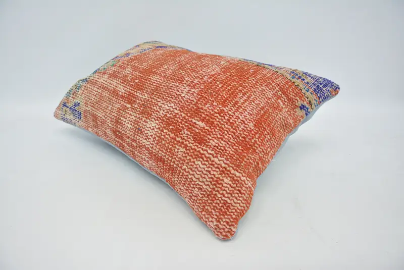 Colorful Pillow Sham, Home Decor Pillow, Gift Pillow, 16x24 Red Pillow, Boho Pillow Sham Cover, Retro Pillow Sham, Pillow Cover - 6