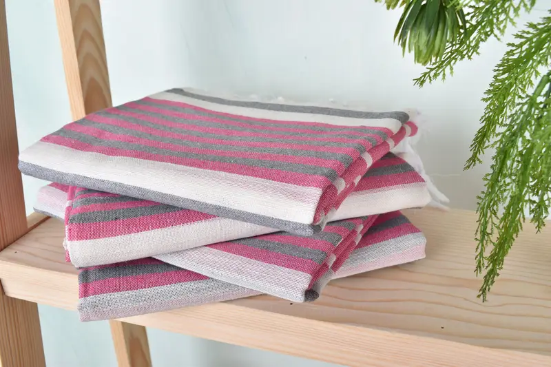 68x40 Cotton Striped Towel, Quick-Dry Beach Towel, Thin towel, Turkish Beach Towel Personalized, Personalised Gift, Scarf Towel, Luxury towel - 7