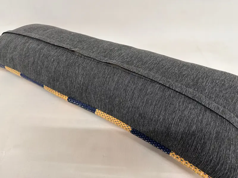 Boho Pillow, Ethnical Kilim Rug Pillow, Handmade Kilim Cushion, 12x36 Yellow Cushion Case, Sofa Bolster Pillow, Pillow - 7
