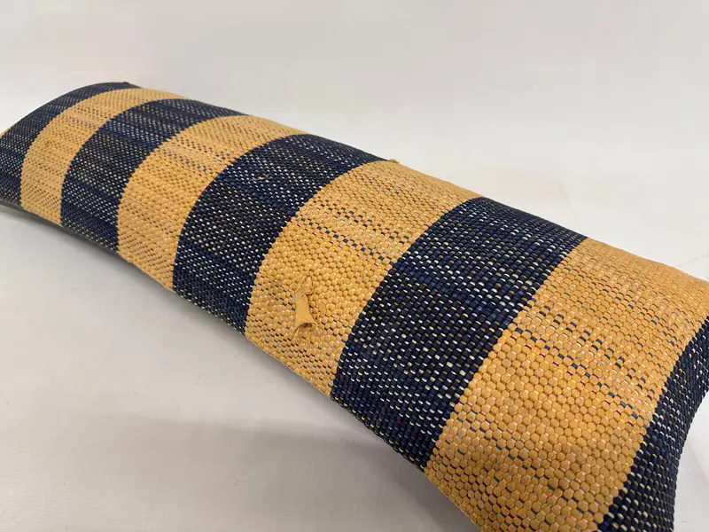 Boho Pillow, Ethnical Kilim Rug Pillow, Handmade Kilim Cushion, 12x36 Yellow Cushion Case, Sofa Bolster Pillow, Pillow - 6