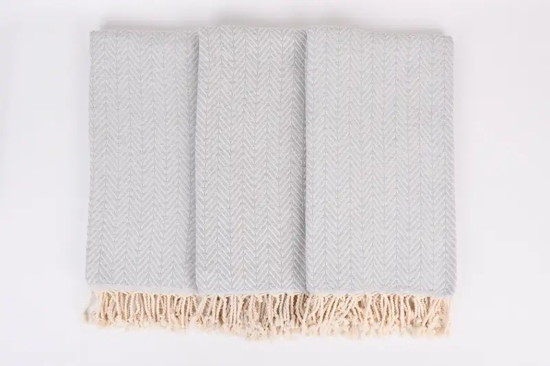 Handmade Gift, Beach towel, Bachelorette Favor, Handmade Turkish bath towel for summer vacation, Hammam towel, Spa Towel, 70x40 Cotton Zig zag Towel - 7