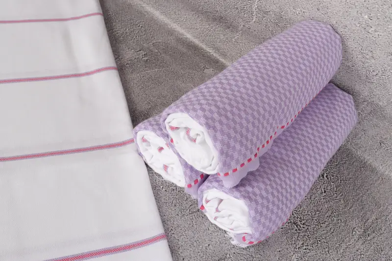Personalized Towel, 70x40 Cotton Striped Towel, Embroidery Towel, Organic towel, Turkish Towel USA, Personalize Gift, Girl Trip Party Favor - 8
