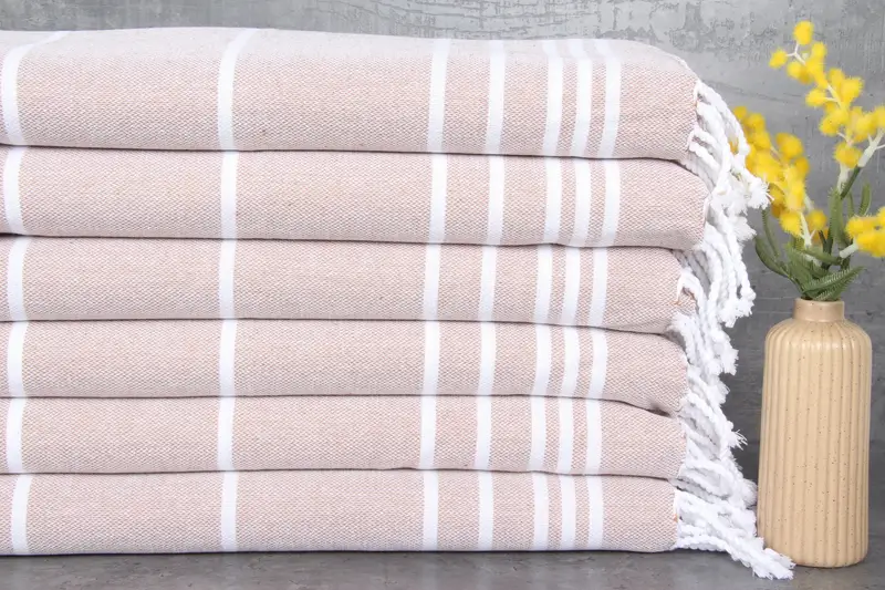 Bachelorette Party Items, Monogrammed Hand Towel, Gym Towel, Personalized Dish Towel, Wedding Shower Gift, 38x18 Cotton Striped Towel, Wedding Gift - 1