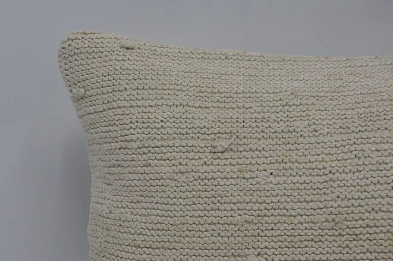 Vintage Throw Pillow, Pillow Cover, Kilim Cushion Sham, Boho Pillow Sham Cover, Antique Pillows, Aesthetic Cushion Case, 12x24 White Pillow Cover - 2