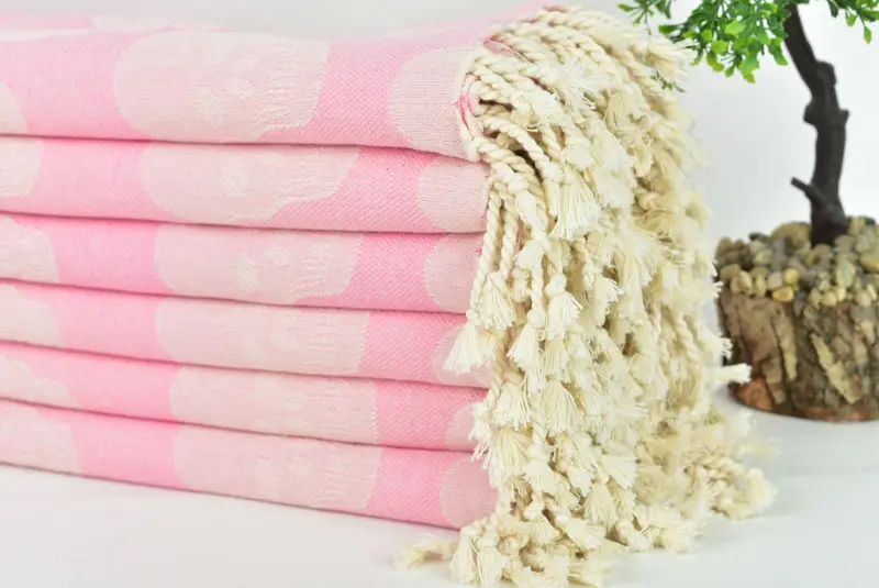 Personalized Turkish Towel, Lightweight Turkish towel, 68x36 Cotton Skull Patterned Towel, Gift For Boyfriend, Turkish hand towel, Hammam Towel USA - 5