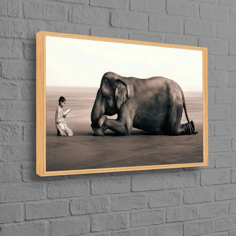 Surreal Elephant Canvas: Trendy, Artistic Home Decor