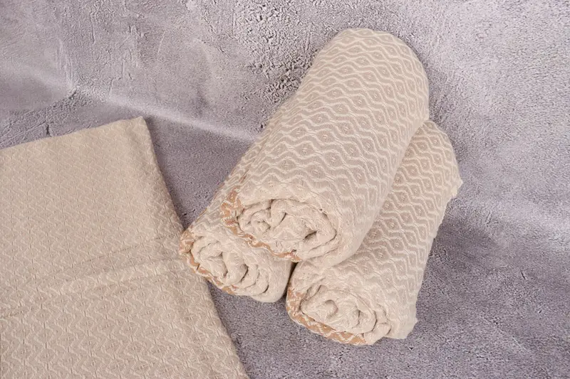 70x40 Cotton Striped Towel, Bridal Shower Favors, Lightweight towel, Monogram Turkish Towel, Engagement Gift, Soft and absorbent Turkish towel - 8