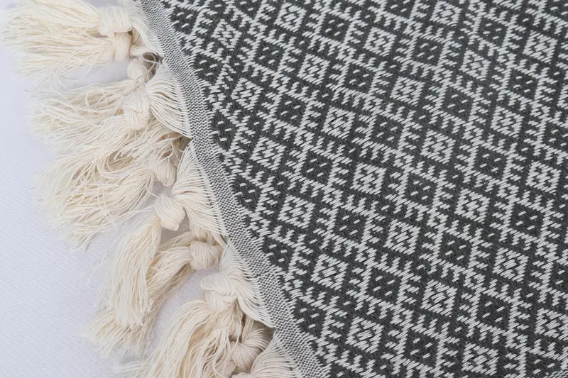 Turkish Towel Hand Towel, Monogrammed Hand Towel, 38x20 Cotton Diamond Towel, Gift For The Home, Turkish Towel, Guest Towel, Personalized Hand Towel - 7