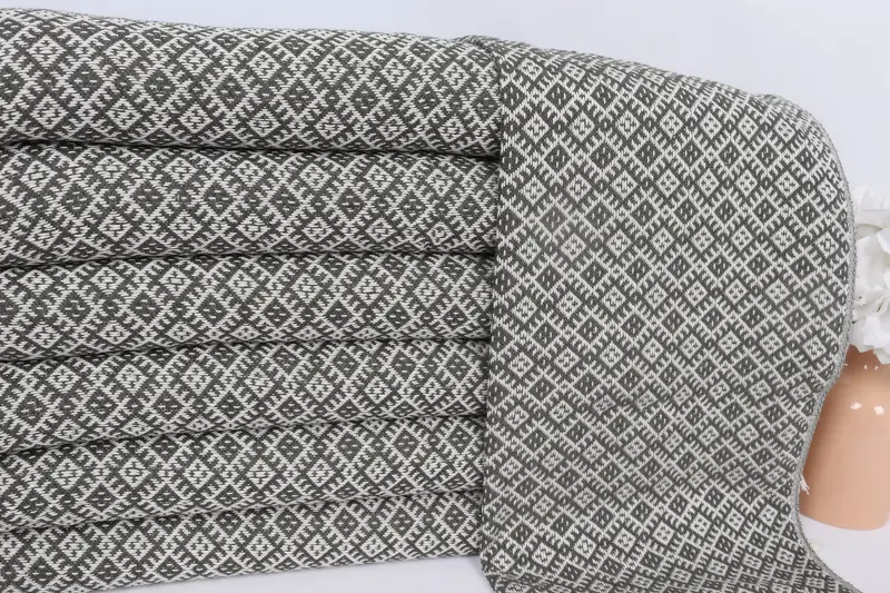 Turkish Towel Hand Towel, Monogrammed Hand Towel, 38x20 Cotton Diamond Towel, Gift For The Home, Turkish Towel, Guest Towel, Personalized Hand Towel - 2