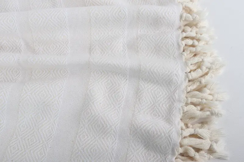 Housewarming Gift, Gifts For Him, Thin towel, 70x40 Cotton Diamond Towel, Wedding Day Gift For Bride, Girls Weekend Favors, Wedding Hand Made Gift - 8