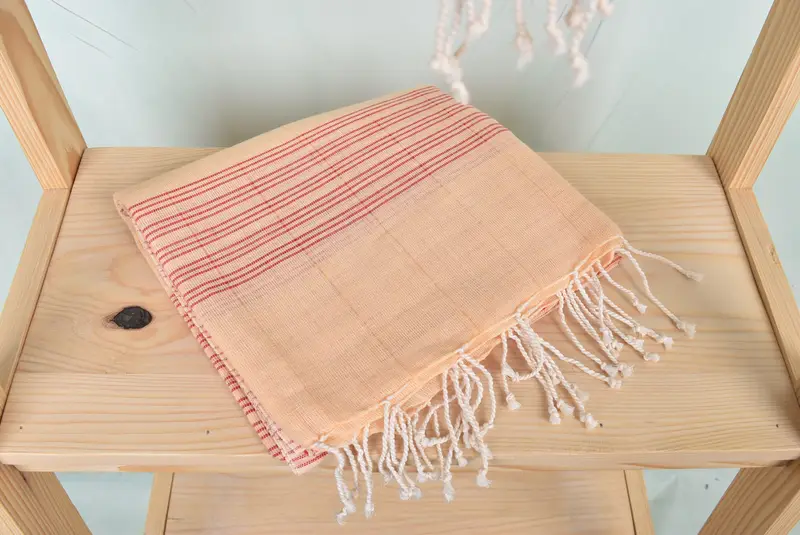 70x40 Cotton Striped Towel, Organic Turkish towel, Spa Towel, Luxury Turkish peshtemal beach towel, Wedding Favors, Employee Gifts, Quick-dry towel - 5