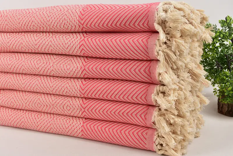 Custom Beach Blanket, Bachelorette Party Favors, Aesthetic Blanket, Woven Blanket, Personalized Blanket, Organic Throw, 92x80 Cotton Diamond Towel - 3