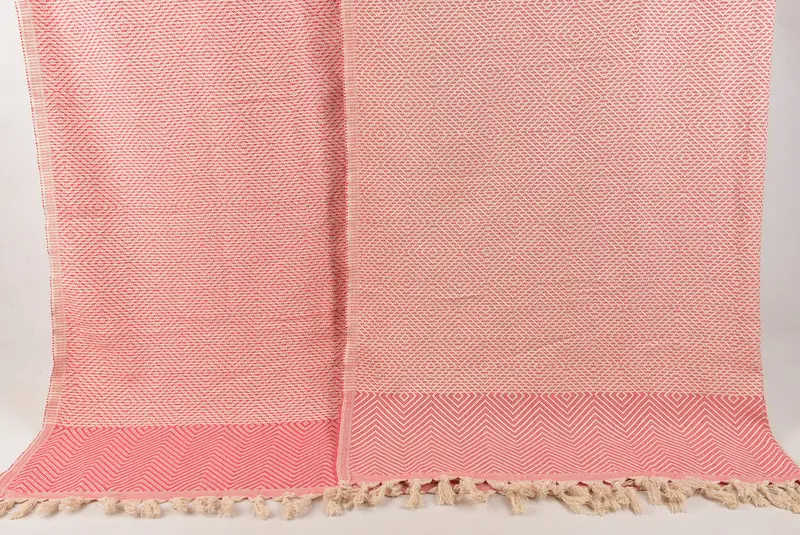 Custom Beach Blanket, Bachelorette Party Favors, Aesthetic Blanket, Woven Blanket, Personalized Blanket, Organic Throw, 92x80 Cotton Diamond Towel - 8
