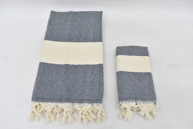 Personalized Towel, Bachelorette Towel, Turkish Towel USA, Wedding Favors, Beach Theme Wedding Gift, 70x40 Cotton Diamond Towel, Memorial Gift - 4