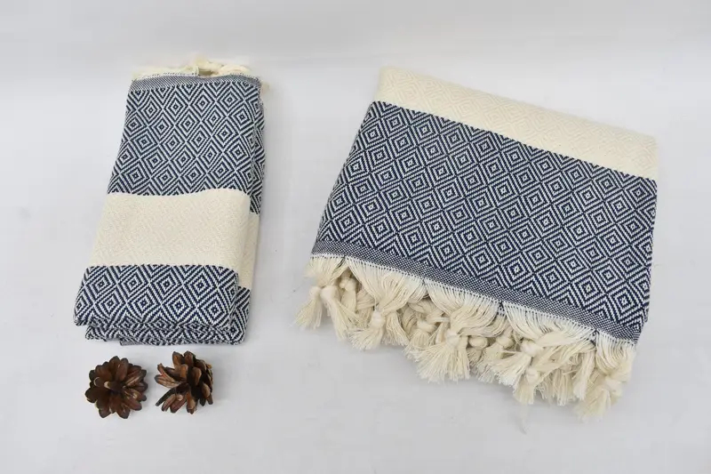 Personalized Towel, Bachelorette Towel, Turkish Towel USA, Wedding Favors, Beach Theme Wedding Gift, 70x40 Cotton Diamond Towel, Memorial Gift - 6