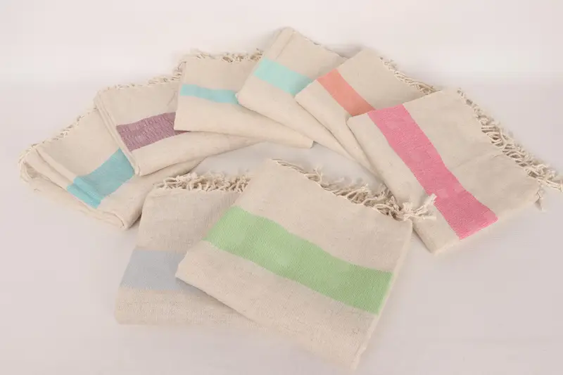 Bridal Party Gifts, Personalized Gift, 70x36 Linen Striped Towel, Bachelor Bachelorette Party Favors, Turkish Towel USA, Beach Towel Personalized - 3