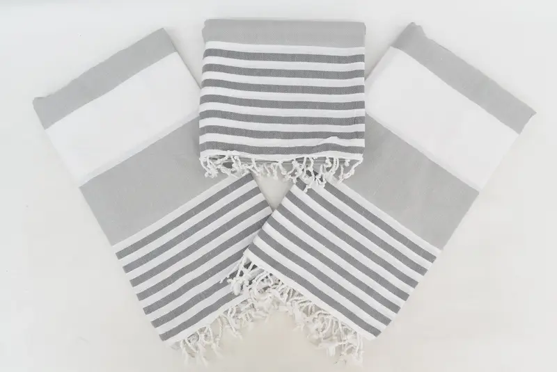 Spa Towel, Turkish hand towel, Custom Wedding Gifts, Bridal Shower Favors, 70x40 Cotton Striped Towel, Turkish Bath Towel Set, Bachelor Party Favors - 4