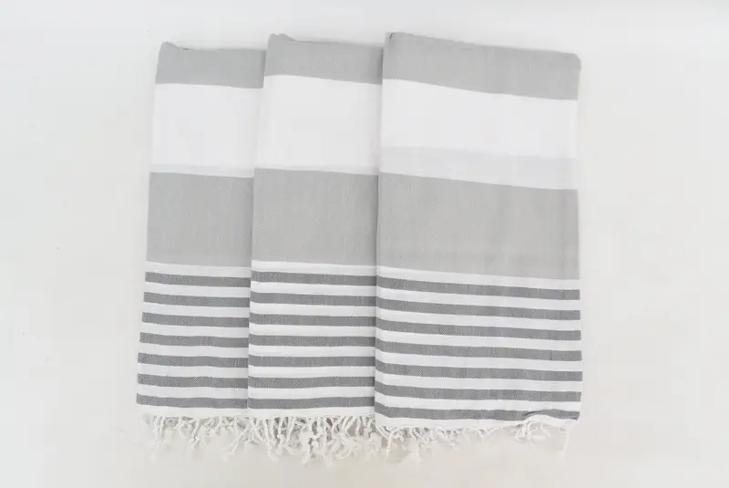 Spa Towel, Turkish hand towel, Custom Wedding Gifts, Bridal Shower Favors, 70x40 Cotton Striped Towel, Turkish Bath Towel Set, Bachelor Party Favors - 3