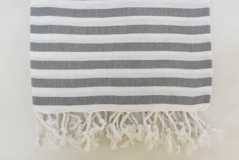 Spa Towel, Turkish hand towel, Custom Wedding Gifts, Bridal Shower Favors, 70x40 Cotton Striped Towel, Turkish Bath Towel Set, Bachelor Party Favors - 6