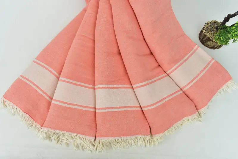 Turkish Blanket, Turkish Blanket Queen, Personalised Gift, 70x60 Cotton Striped Towel, Housewarming Gift, Custom Blanket, Beach Theme Wedding Gift - 4