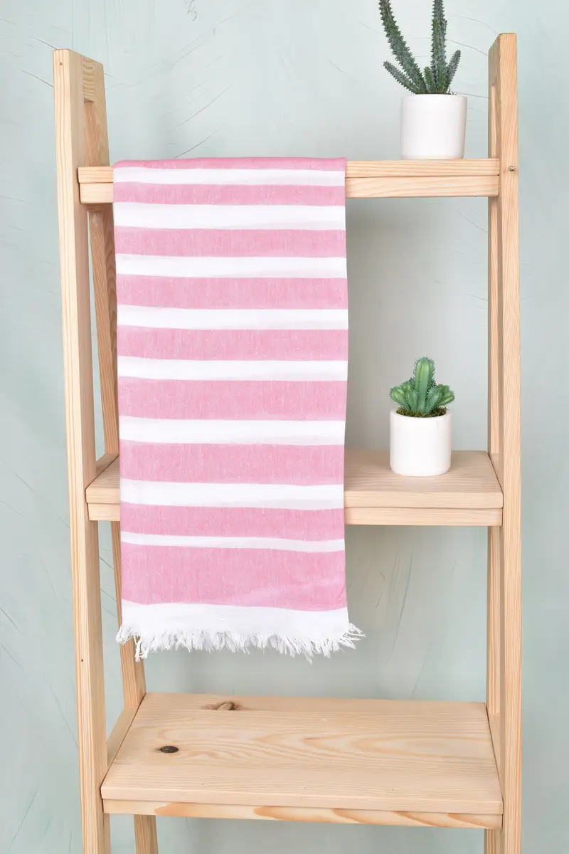 Beach Towel Gift, 64x40 Cotton Striped Towel, Bridal Shower Gifts, Turkish towel, Turkish Beach Towel Monogram, Decorative Towel, Gift For Her - 8