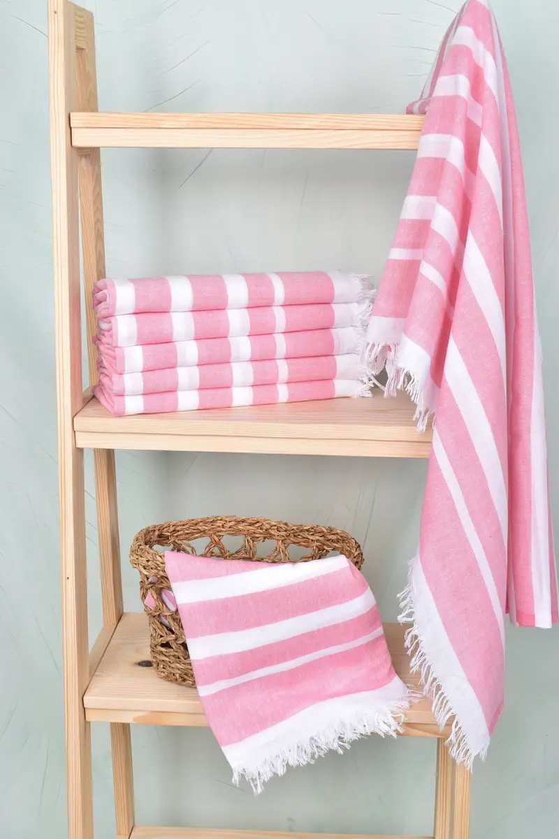 Beach Towel Gift, 64x40 Cotton Striped Towel, Bridal Shower Gifts, Turkish towel, Turkish Beach Towel Monogram, Decorative Towel, Gift For Her - 3