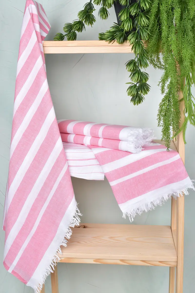 Beach Towel Gift, 64x40 Cotton Striped Towel, Bridal Shower Gifts, Turkish towel, Turkish Beach Towel Monogram, Decorative Towel, Gift For Her - 6