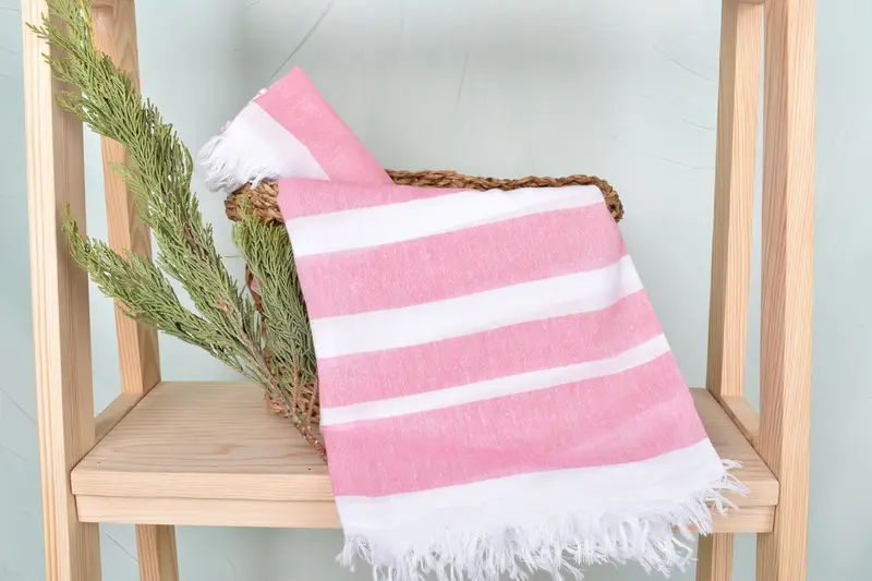 Beach Towel Gift, 64x40 Cotton Striped Towel, Bridal Shower Gifts, Turkish towel, Turkish Beach Towel Monogram, Decorative Towel, Gift For Her - 4