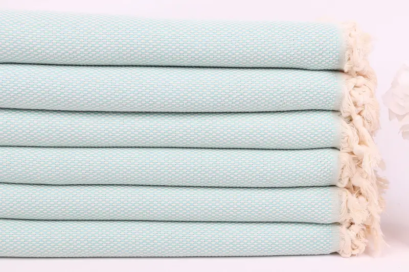 70x40 Cotton Polka Dot Towel, Turkish Towel Beach, Bachelor Gifts, Luxury towel, Guest Towel, Peshtemal Towel, Anniversary Gift For Her, Gym Towel - 3