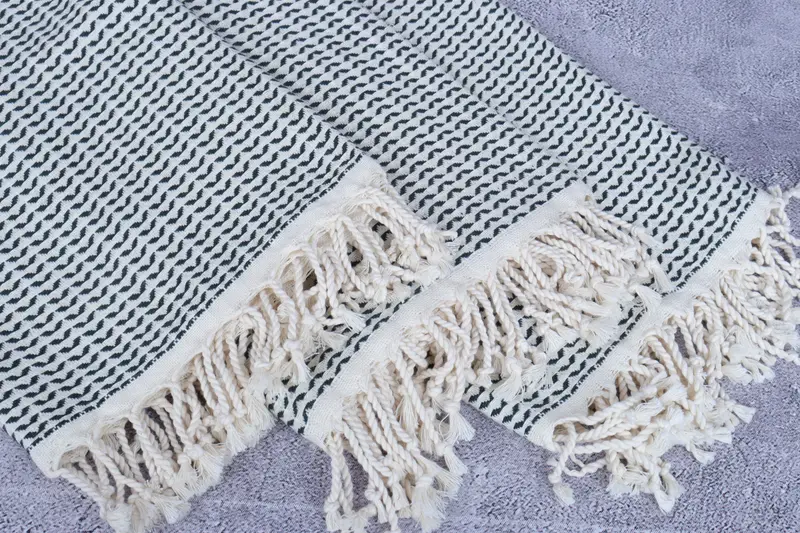 Gift For Bride, Lightweight quick-dry peshtemal towel for travel, 70x40 Cotton Diamond Towel, Wedding Gift, Personalized Gift, Wedding Favors - 5